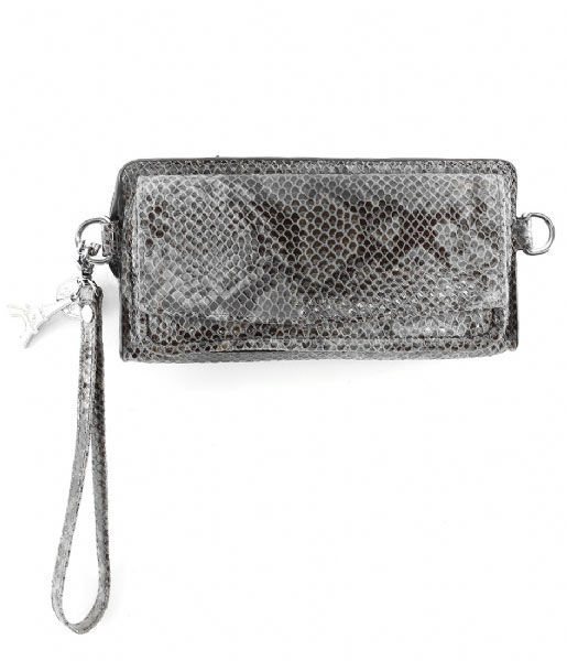 LouLou Essentiels Crossbody bag Fanny Pack Perfect Python grey